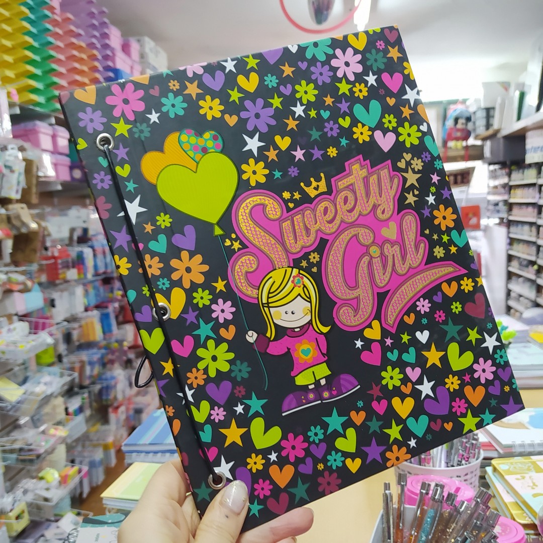 carpeta-dos-tapas-carta-sweety-girl-negra