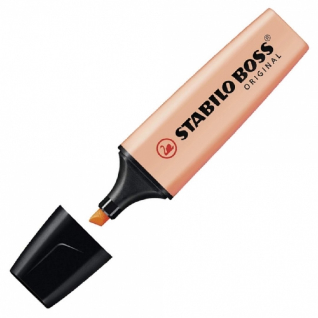 resaltador-stabilo-boss-durazno-pastel