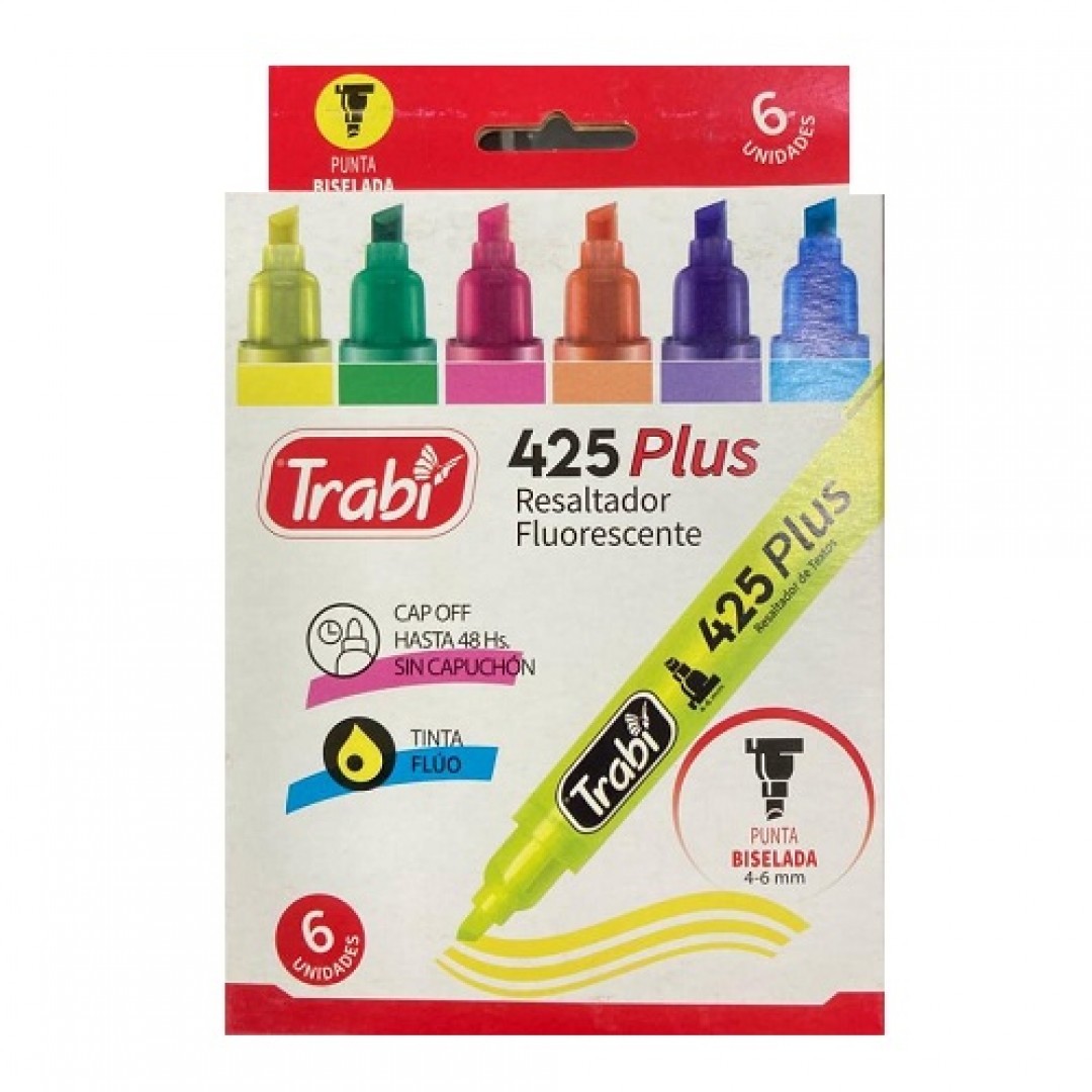 resaltadores-trabi-425-plus-x-6-