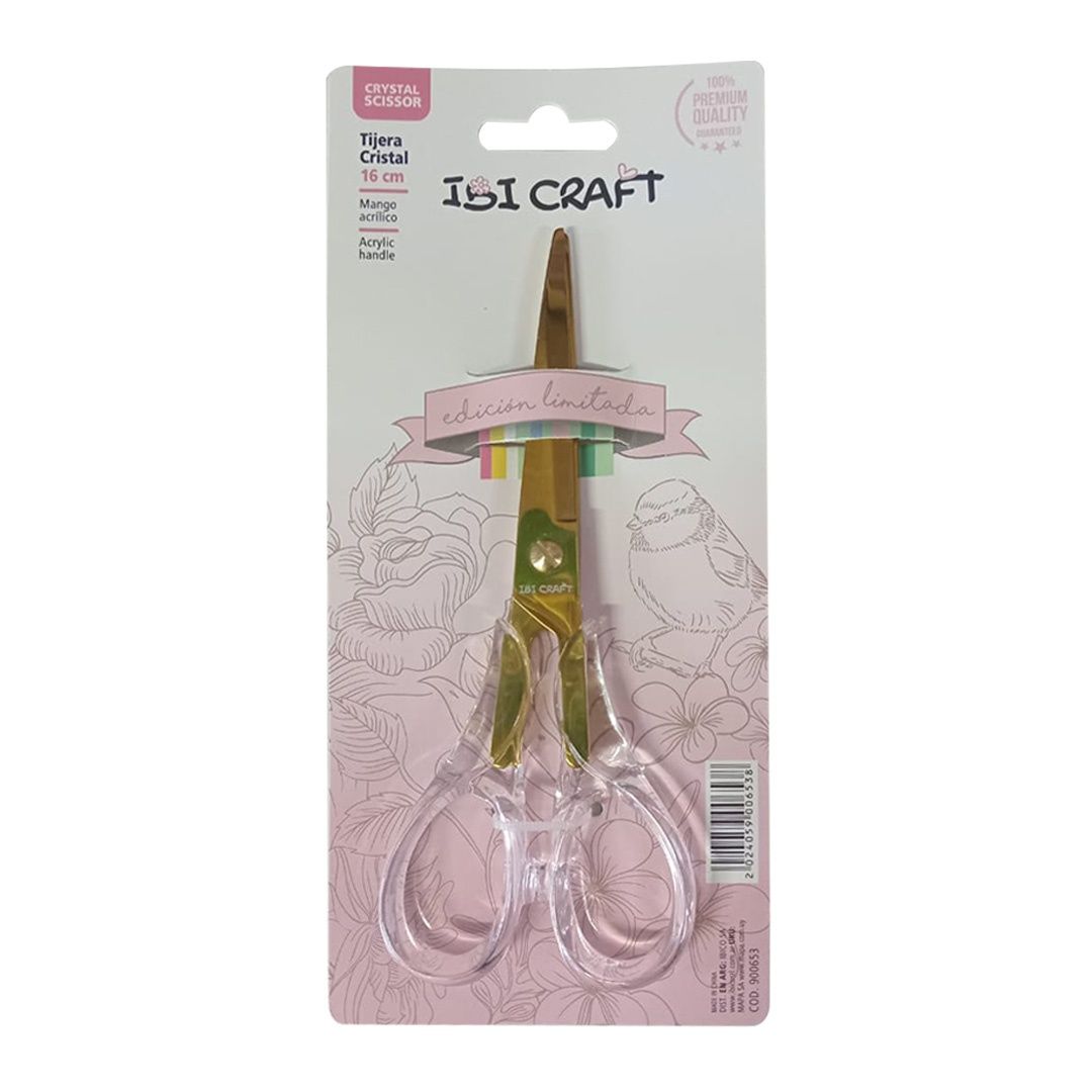 tijera-cristal-crafter-mango-acrilico-16cm-ibi-craft-9007