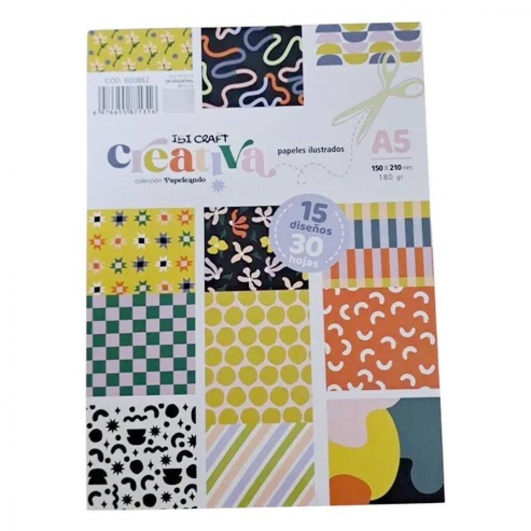 block-papel-ilustrado-a5-creativa-ibi-craft-9159
