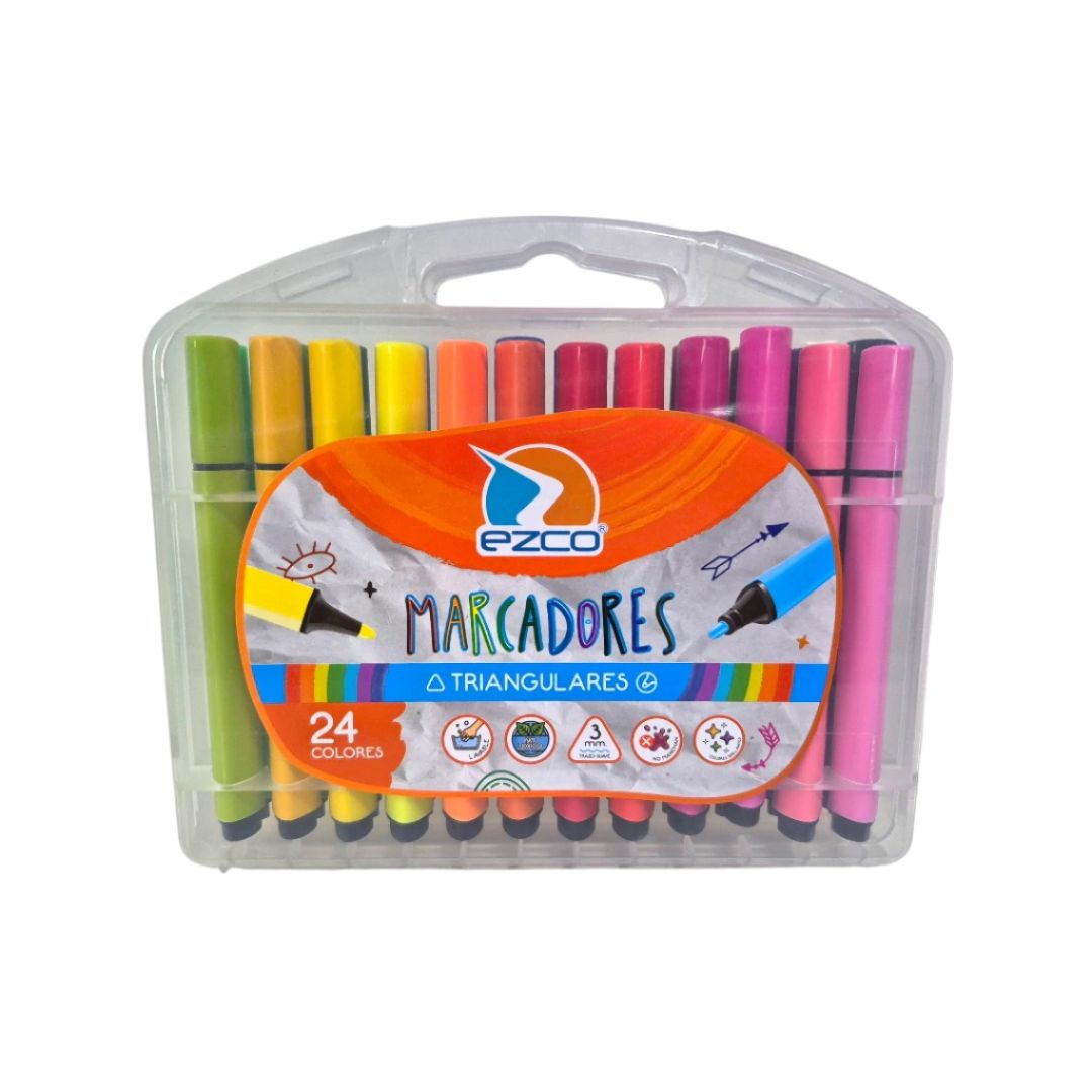 valija-marcadores-triangulares-ezco-x-24-9276