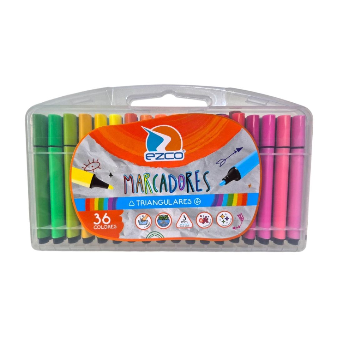 valija-marcadores-triangulares-ezco-x-36-9277